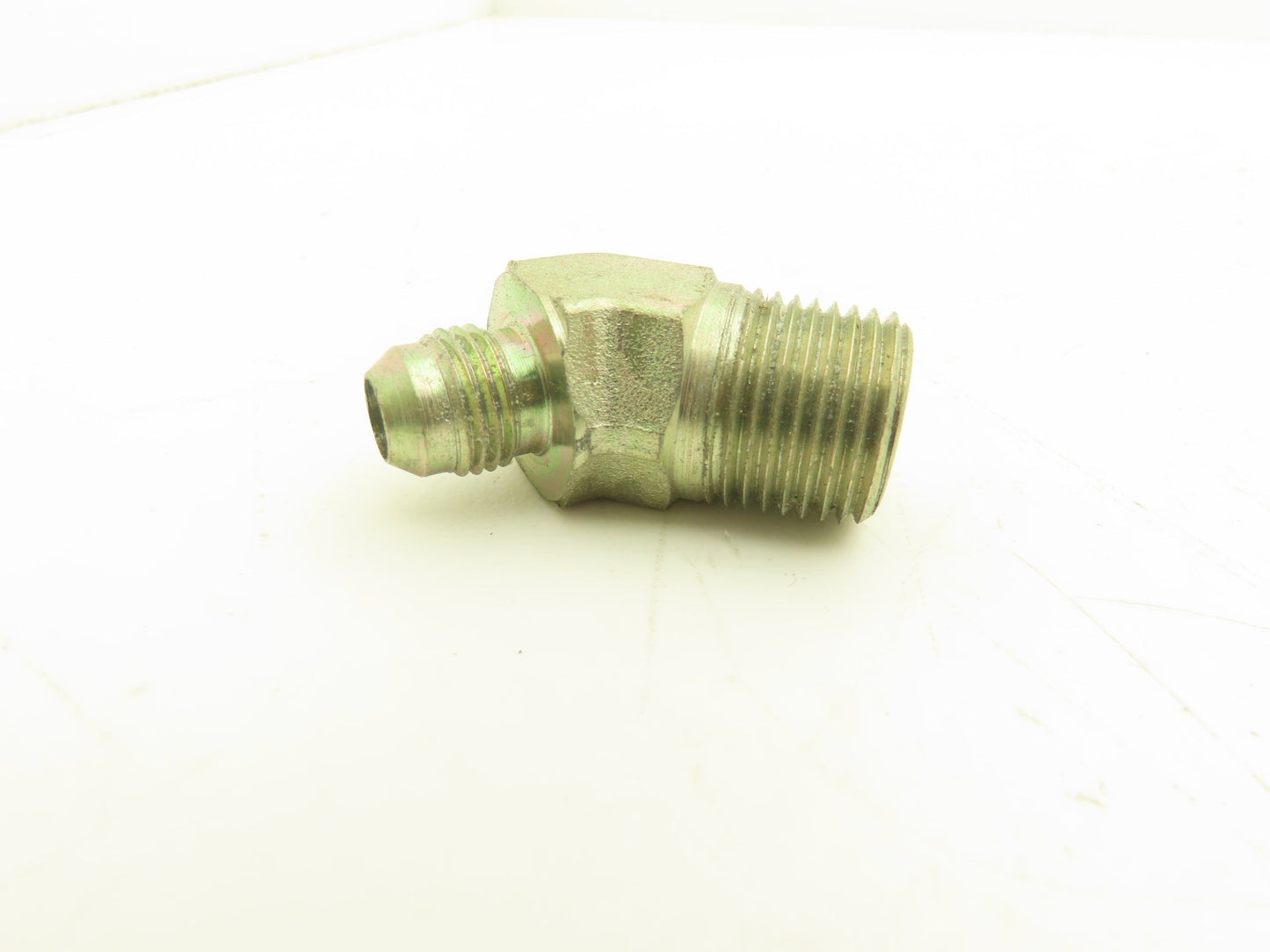 Parker 6-8 VTX-S 45° Elbow Connector 1/2 NPT to 3/8 SAE 37° Flare Lot of 15