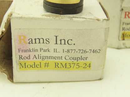 Rams RM375-24 Cylinder Self Aligning Rod Coupler 3/8-24 Lot of 3