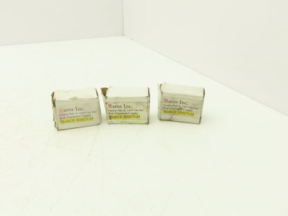 Rams RM375-24 Cylinder Self Aligning Rod Coupler 3/8-24 Lot of 3