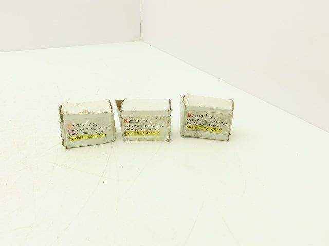 Rams RM375-24 Cylinder Self Aligning Rod Coupler 3/8-24 Lot of 3