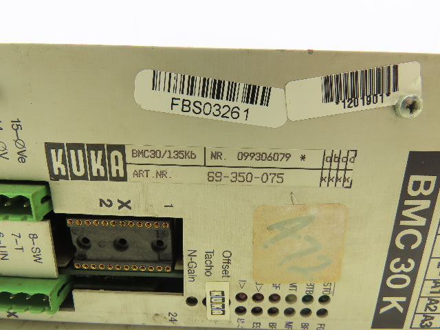 Kuka BMC30/135Kb Servo Drive Robot Controller