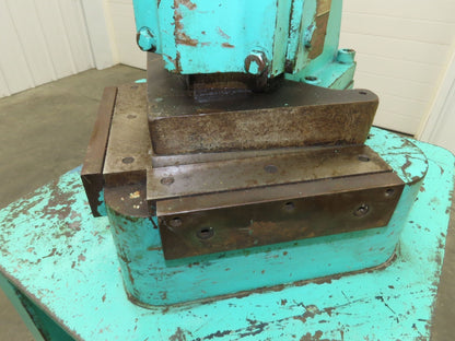 Di-Acro Manual Sheet Metal Corner Notcher 16 Gauge 6x6" Stand Fab Shop Tool