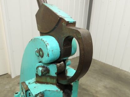 Di-Acro Manual Sheet Metal Corner Notcher 16 Gauge 6x6" Stand Fab Shop Tool