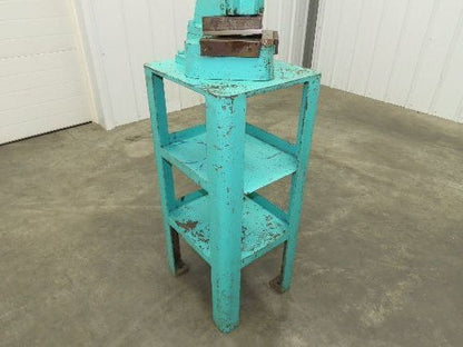 Di-Acro Manual Sheet Metal Corner Notcher 16 Gauge 6x6" Stand Fab Shop Tool