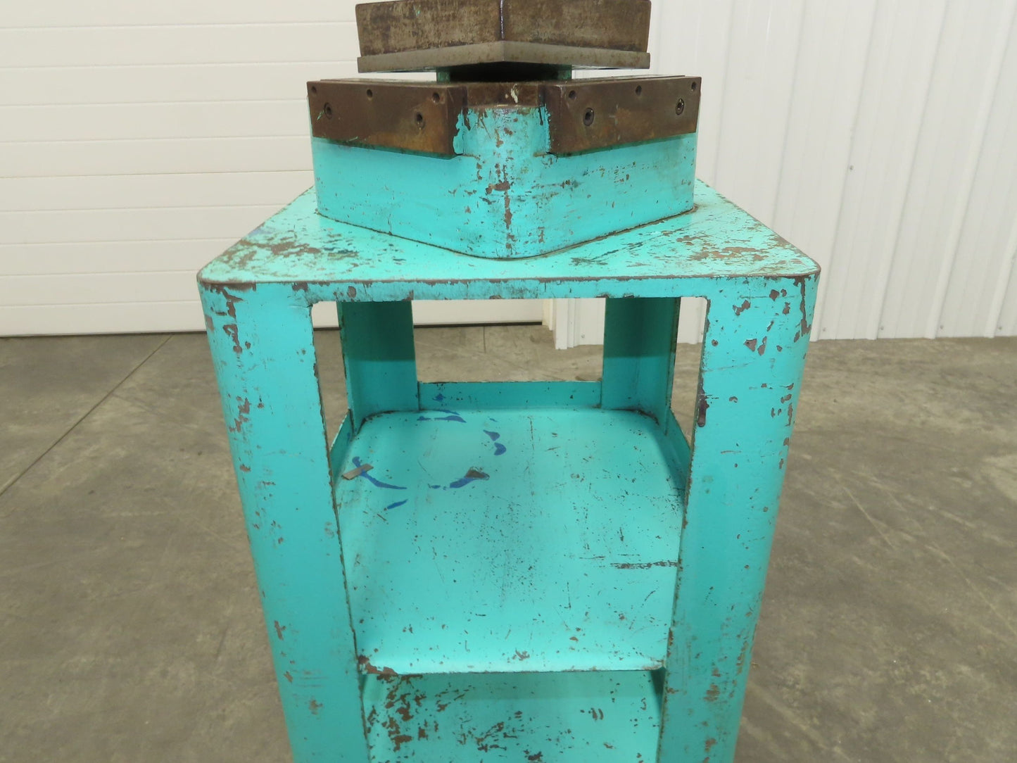 Di-Acro Manual Sheet Metal Corner Notcher 16 Gauge 6x6" Stand Fab Shop Tool