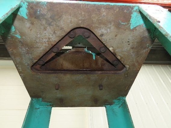 Di-Acro Manual Sheet Metal Corner Notcher 16 Gauge 6x6" Stand Fab Shop Tool