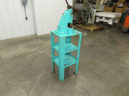 Di-Acro Manual Sheet Metal Corner Notcher 16 Gauge 6x6" Stand Fab Shop Tool