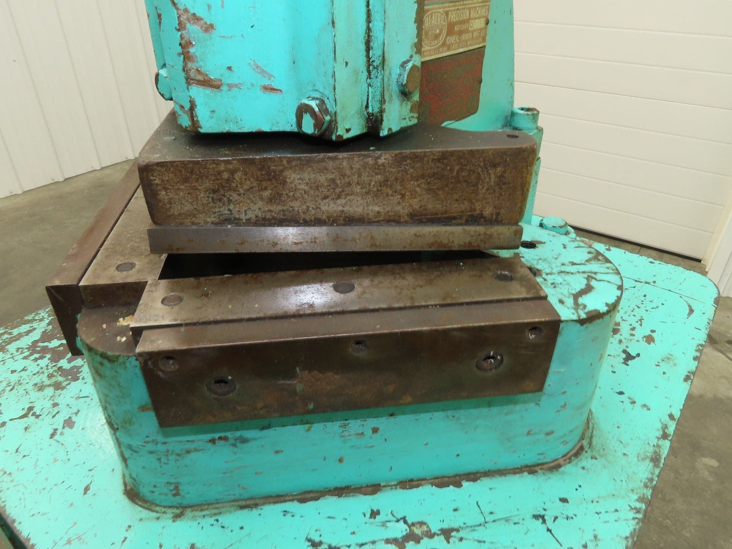 Di-Acro Manual Sheet Metal Corner Notcher 16 Gauge 6x6" Stand Fab Shop Tool