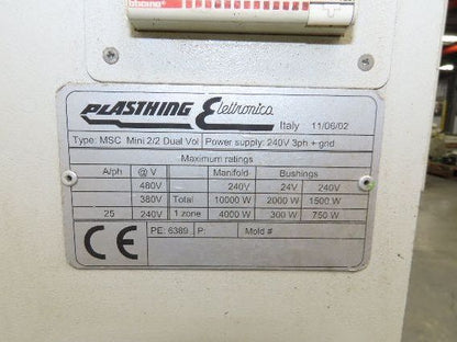 Plasthing Elettronica MSC12 Mobile Hot Runner Control Panel Module MSC Mini 2/2