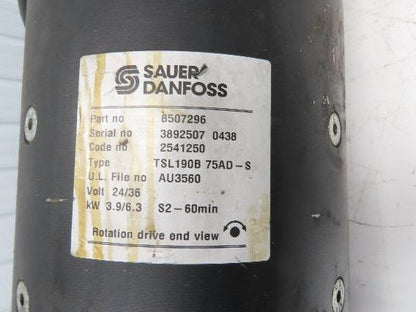 Sauer Danfoss TSL190B 75AD-S Hyster Drive Motor 24/36VDC 3.9/6.3kW  8507296
