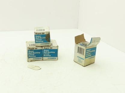 Thomson Super 20 Ball Bushing Bearing Linear 1.25" Bore 2" OD 2-5/8" Length