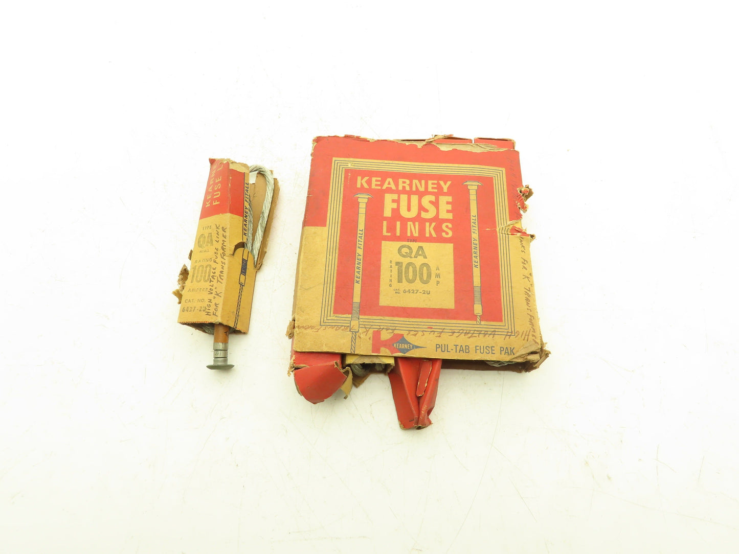 Kearney 6427-2U Type QA Fuse Link 100 Amp Lot of 6