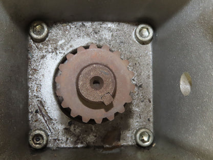 Morse Raider 262UL20 Worm Gearbox 20:1 Reducer 2Hp 88rpm 56C/145T LH Output