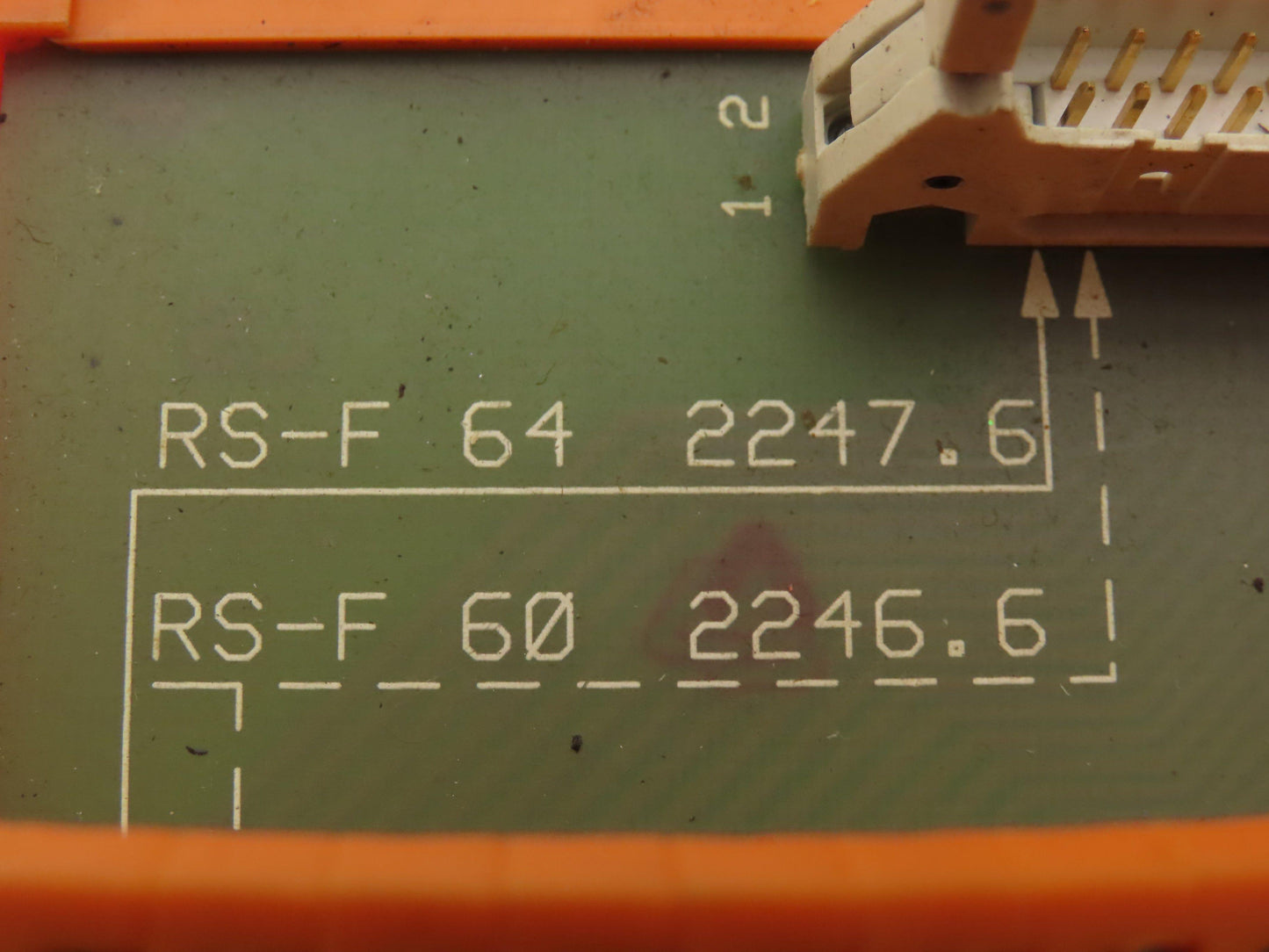 Weidmuller RS-F 60 2246.6 Terminal Block Ribbon Cable Adapter 64-Pin Lot of 4