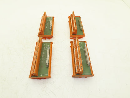 Weidmuller RS-F 60 2246.6 Terminal Block Ribbon Cable Adapter 64-Pin Lot of 4