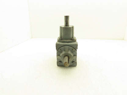Boston Gear R1214-2-D Right Angle Drive 2:1 Gearbox 7.8Hp 875 RPM 1" Dual Shaft