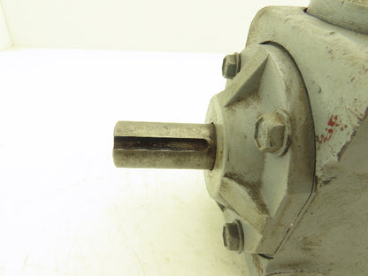 Boston Gear R1214-2-D Right Angle Drive 2:1 Gearbox 7.8Hp 875 RPM 1" Dual Shaft