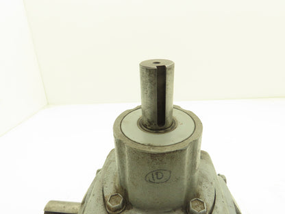 Boston Gear R1214-2-D Right Angle Drive 2:1 Gearbox 7.8Hp 875 RPM 1" Dual Shaft
