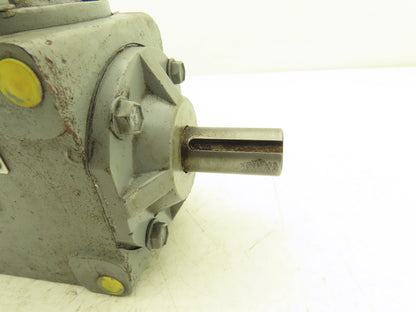 Boston Gear R1214-2-D Right Angle Drive 2:1 Gearbox 7.8Hp 875 RPM 1" Dual Shaft