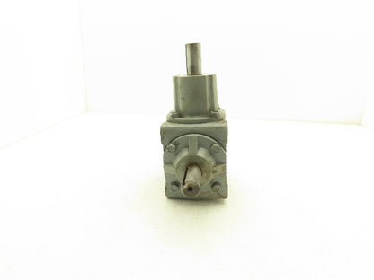 Boston Gear R1214-2-D Right Angle Drive 2:1 Gearbox 7.8Hp 875 RPM 1" Dual Shaft