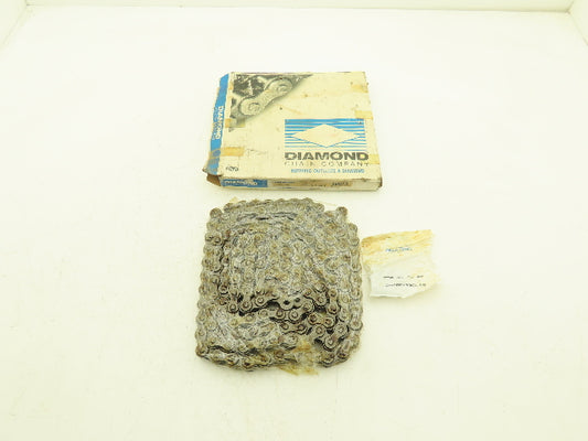 Diamond 750 RIV #60 Roller Chain 3/4" Pitch Riveted 1-Strand 10Ft