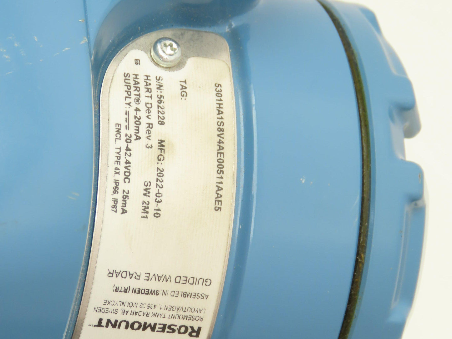 Rosemount 5300 Series Guided Wave Radar Level Transmitter 2" 150# 1800mm Probe