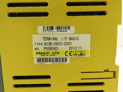 Fanuc A03B-0823-C001 Terminal I/O Basic 24 Pt Digital In 16 Pt Digital Out