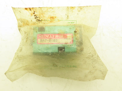 Numatics RA7-0103 Pneumatic Relay Valve w/Base 1/8"npt