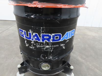 GuardAir N201DCNED Pneumatic 20 Gal Drum Wet/Dry Vacuum 60CFM Venturi