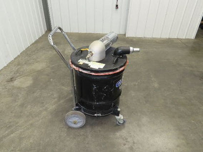 GuardAir N201DCNED Pneumatic 20 Gal Drum Wet/Dry Vacuum 60CFM Venturi