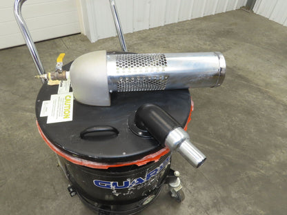 GuardAir N201DCNED Pneumatic 20 Gal Drum Wet/Dry Vacuum 60CFM Venturi