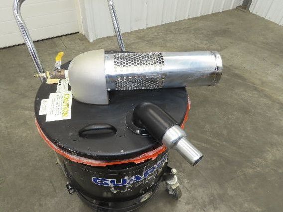 GuardAir N201DCNED Pneumatic 20 Gal Drum Wet/Dry Vacuum 60CFM Venturi