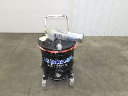 GuardAir N201DCNED Pneumatic 20 Gal Drum Wet/Dry Vacuum 60CFM Venturi