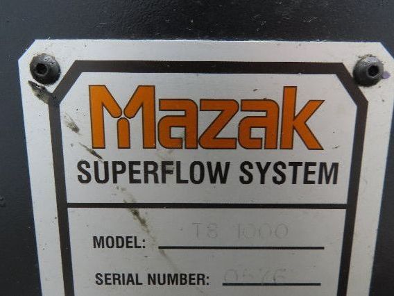 Mazak T8-1000 Superflow 1000PSI High Pressure Coolant 5Hp Hydra-Cell Dual Filter