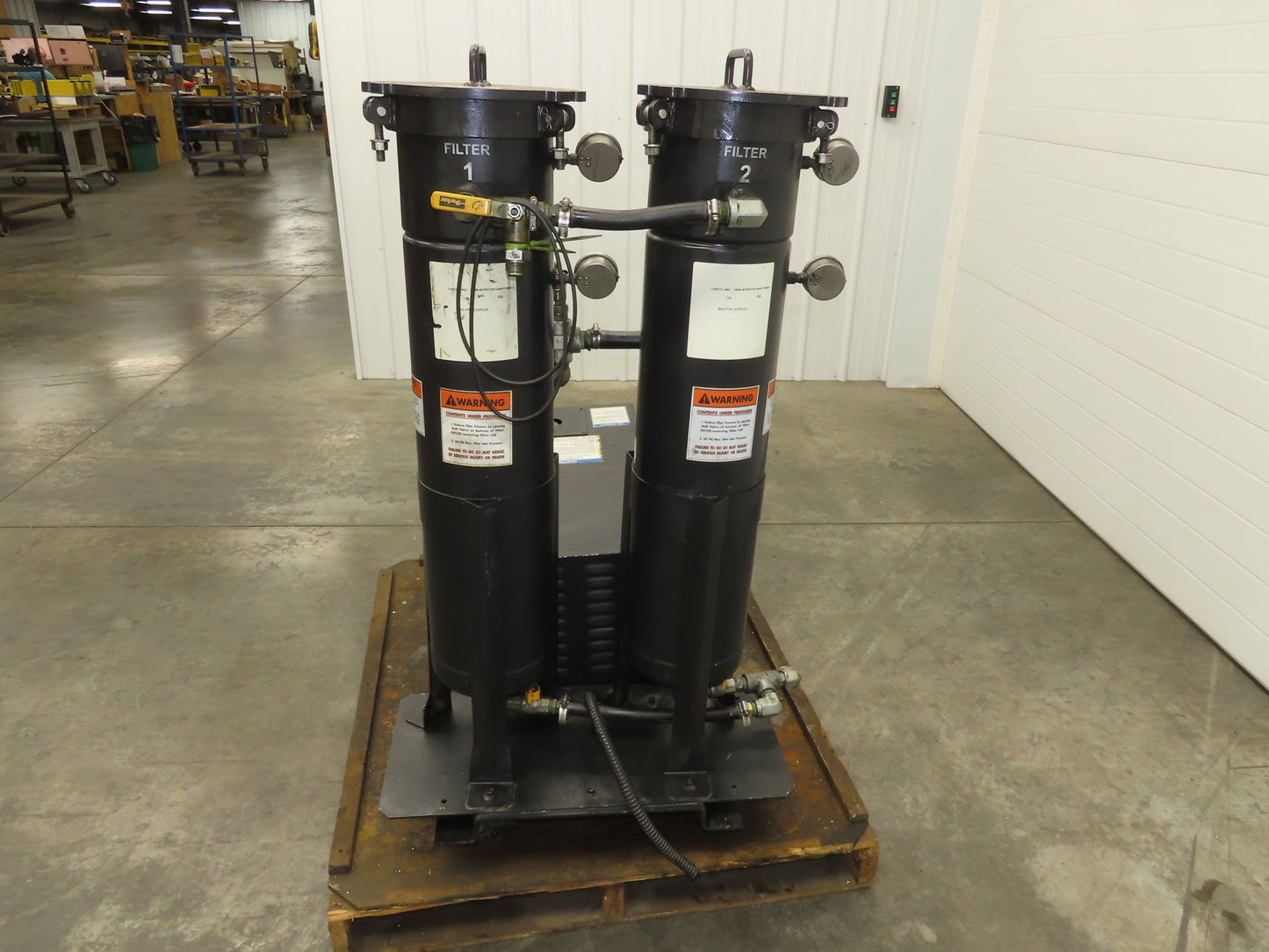 Mazak T8-1000 Superflow 1000PSI High Pressure Coolant 5Hp Hydra-Cell Dual Filter