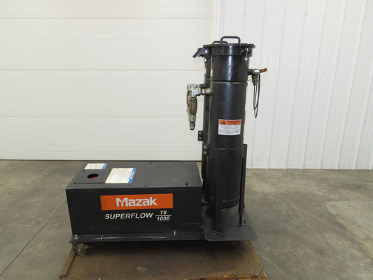 Mazak T8-1000 Superflow 1000PSI High Pressure Coolant 5Hp Hydra-Cell Dual Filter
