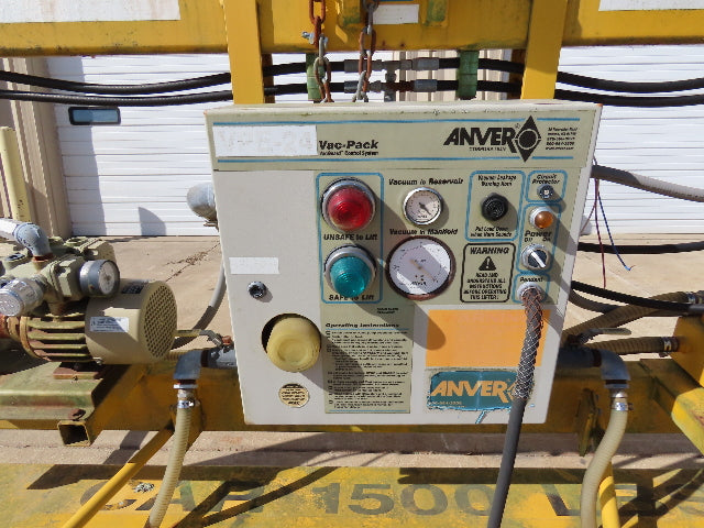 Anver Vac-Pack VPE-24 Vacuum Lifter with Powered Tilt 10'x 53' 1500 Lb 45' 4"OAL