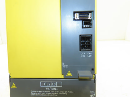 Fanuc A06B-6140-H026 DC Servo Amplifier 29.8kW 283-339vDC Out 200-240vAC 106A In