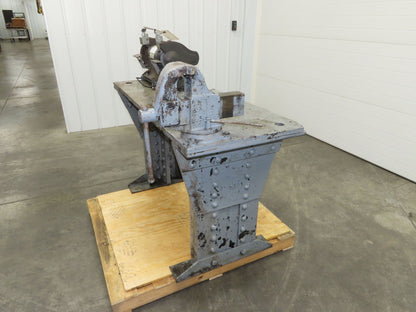 Vintage 1" Thick Top Steel Fabrication Welding Table Work Bench 56"x24"x33"