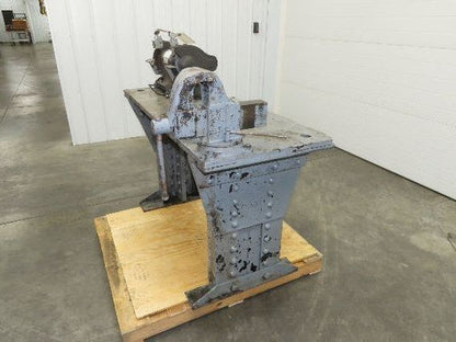 Vintage 1" Thick Top Steel Fabrication Welding Table Work Bench 56"x24"x33"