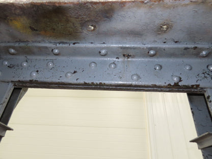 Vintage 1" Thick Top Steel Fabrication Welding Table Work Bench 56"x24"x33"