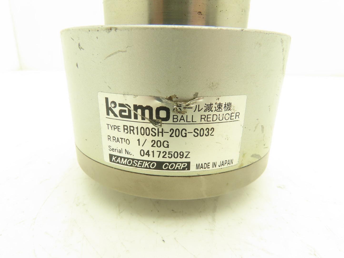 Kamo Kamoseiko BR100SH-20G-S032 Ball-type Gearbox 20:1 Inline Reducer