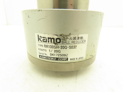 Kamo Kamoseiko BR100SH-20G-S032 Ball-type Gearbox 20:1 Inline Reducer