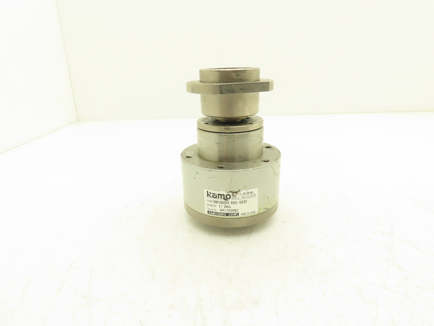 Kamo Kamoseiko BR100SH-20G-S032 Ball-type Gearbox 20:1 Inline Reducer