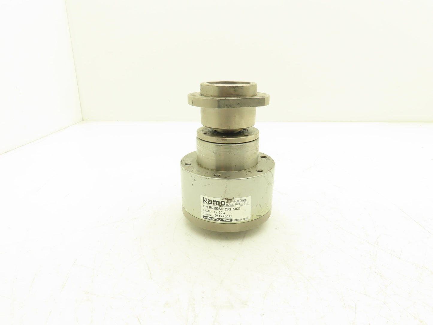 Kamo Kamoseiko BR100SH-20G-S032 Ball-type Gearbox 20:1 Inline Reducer