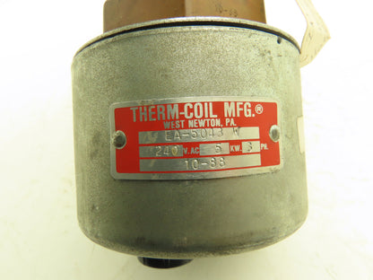 Therm-Coil EA-5043 Immersion Heating Element 5kW 240V 3PH 13"x 2"NPT