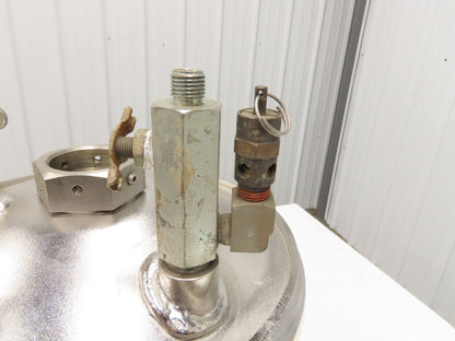 Devilbiss 0910-496 QMS Paint Sprayer Pressure Tank 2 Gallon Stainless