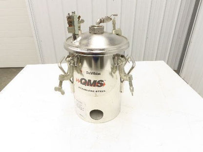 Devilbiss 0910-496 QMS Paint Sprayer Pressure Tank 2 Gallon Stainless
