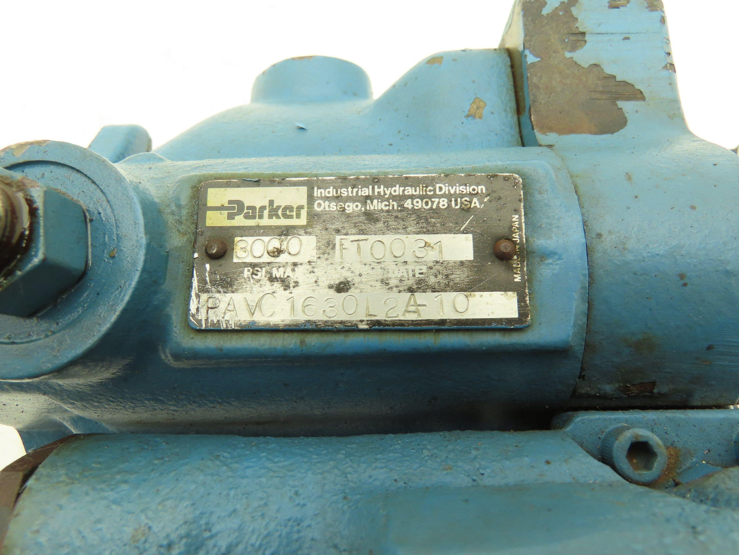 Parker PAVC1630L2A10 Hydraulic Variable Piston Pump 5-8 GPM 3000 PSI