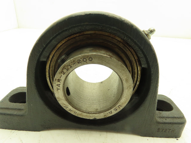 SKF YAR-211-200 Pillow Block Bearing 2" Bore 2-Bolt